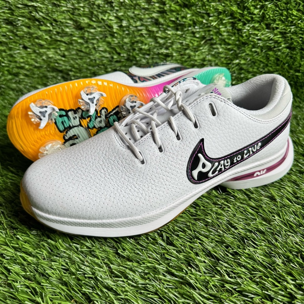 Nike Air Zoom Victory Tour 3 NRG Golf Live To Play DZ4558-100 New Shoes Size 8